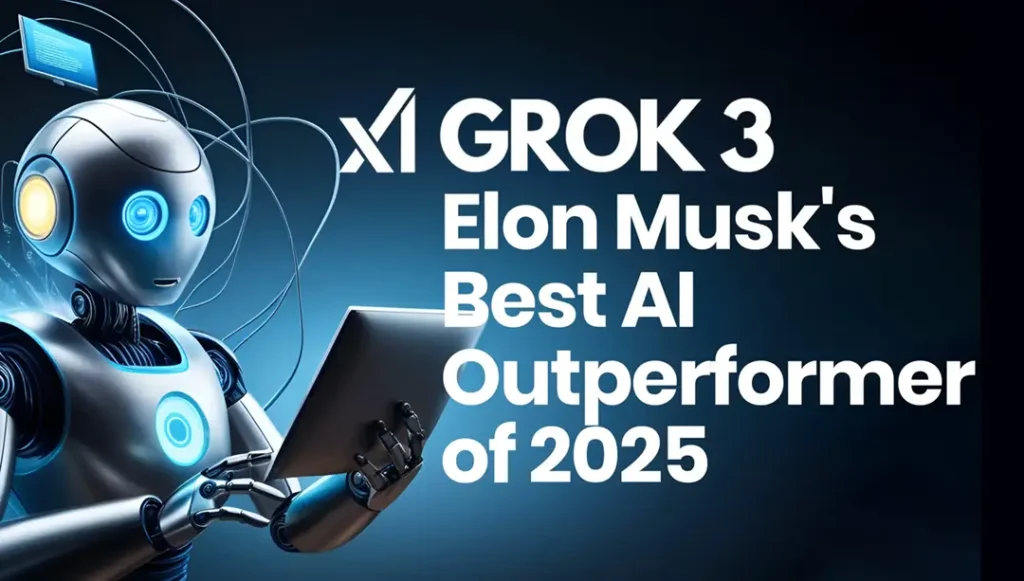 “Futuristic AI interface with a glowing digital brain and holographic data streams.”