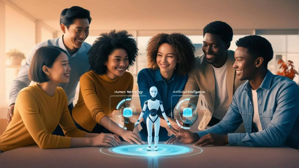 “AI tool replacing traditional technology in 2025 with futuristic digital interface and smart automation concept.”