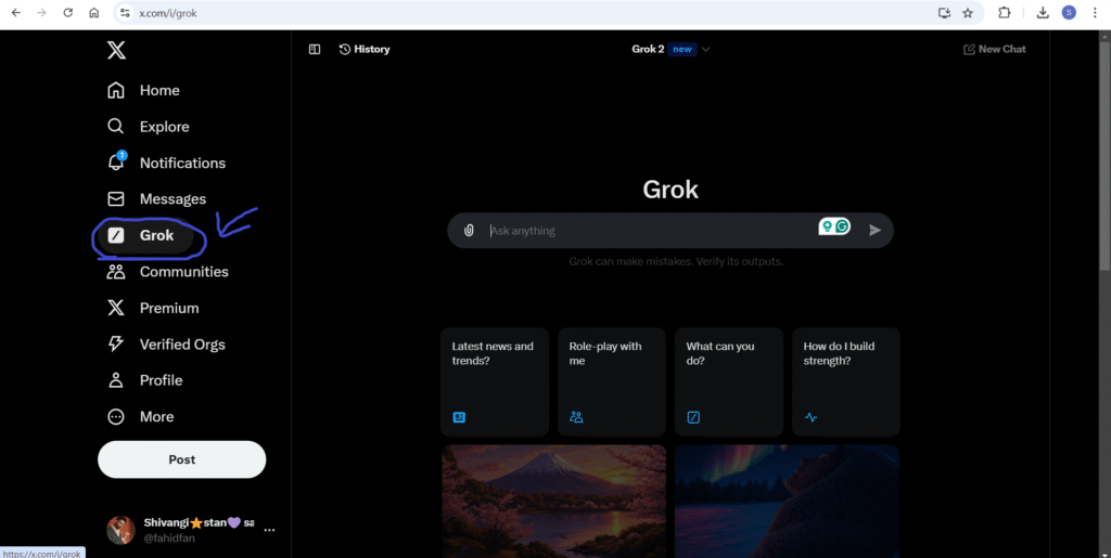 Grok AI new update visual showing advanced artificial intelligence, speed, and contextual understanding