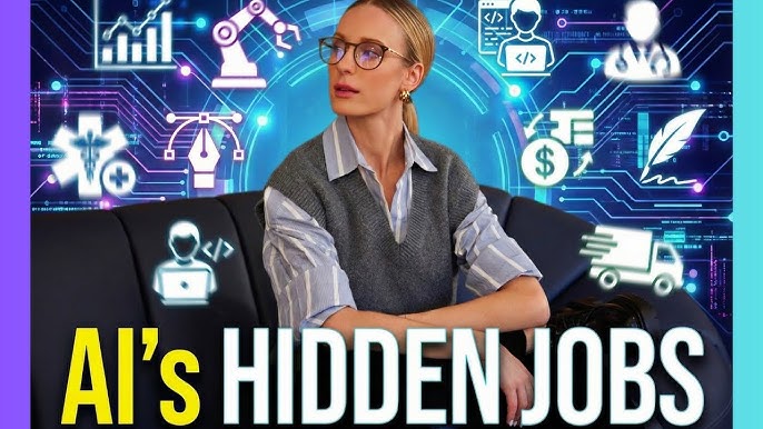 AI technology evolution showing hidden future concepts