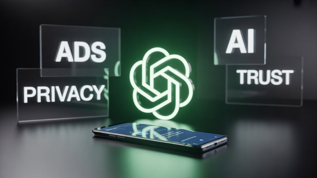 OpenAI ad principles infographic