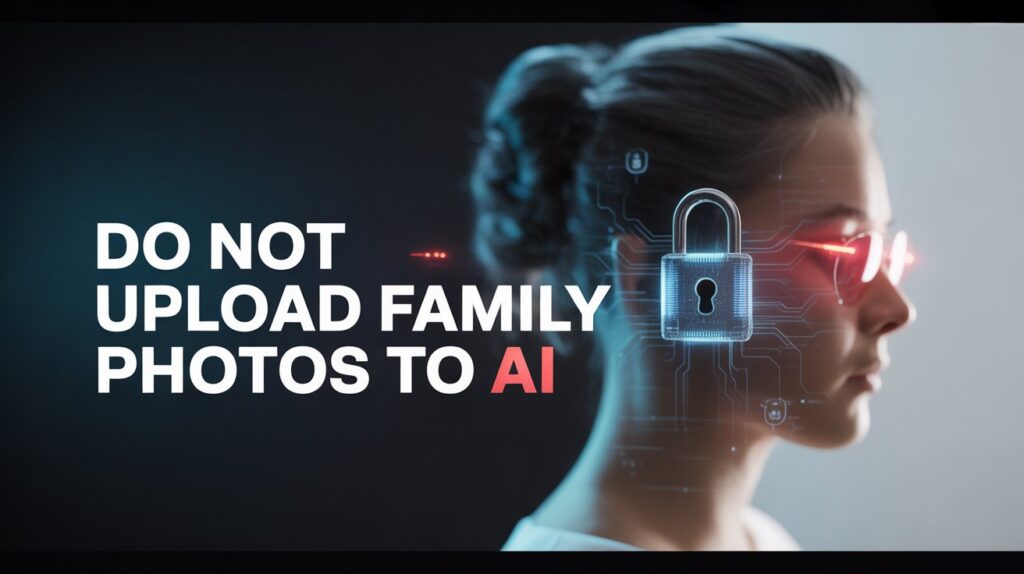 Don’t upload family photos to AI warning