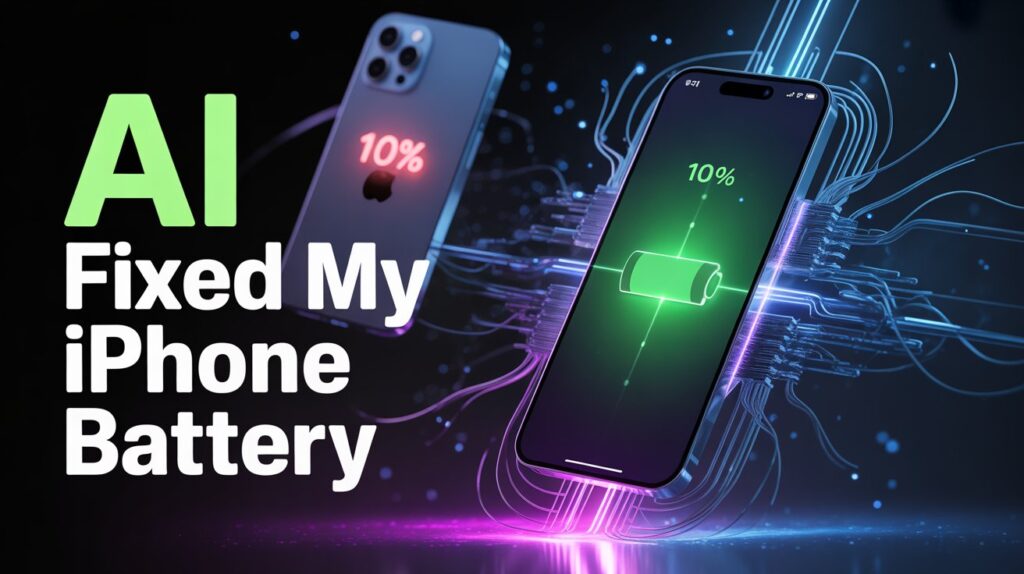 AI optimizing iPhone battery usage