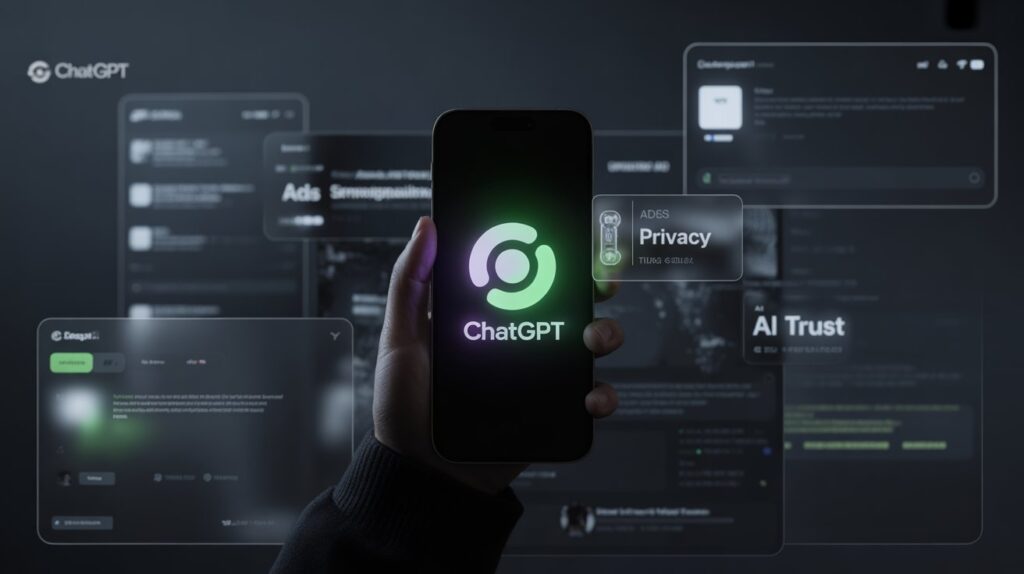 ChatGPT ads announcement for free users in the United States