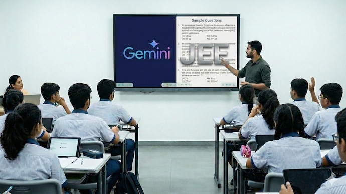 image_search_1769676850816 Google Gemini AI providing SAT and JEE practice tests