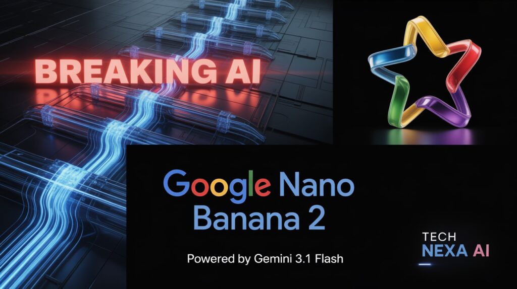 Google Nano Banana 2 AI announcement graphic