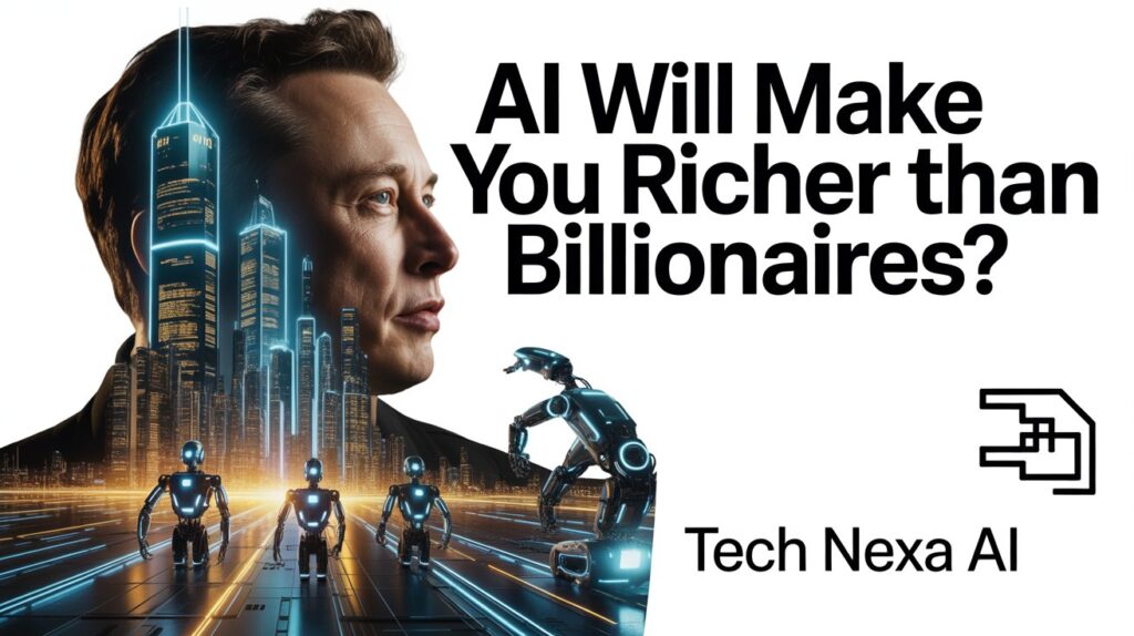 Elon Musk discussing AI future and robotics wealth prediction
