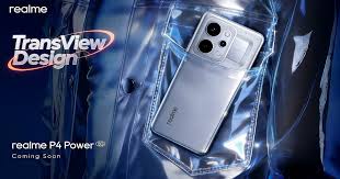 realme P4 Power 5G orange and grey color variants display