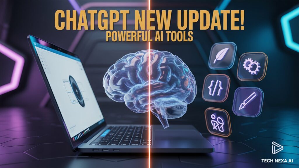 ChatGPT new AI features update showing advanced AI technology