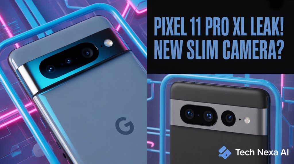 Google Pixel 11 Pro XL leaks showing slimmer camera bar design