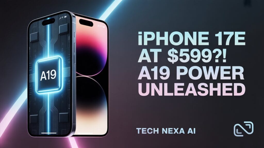 Apple iPhone 17e with A19 chip official image