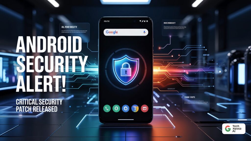 Android Security Bulletin March 2026 update on smartphone screen