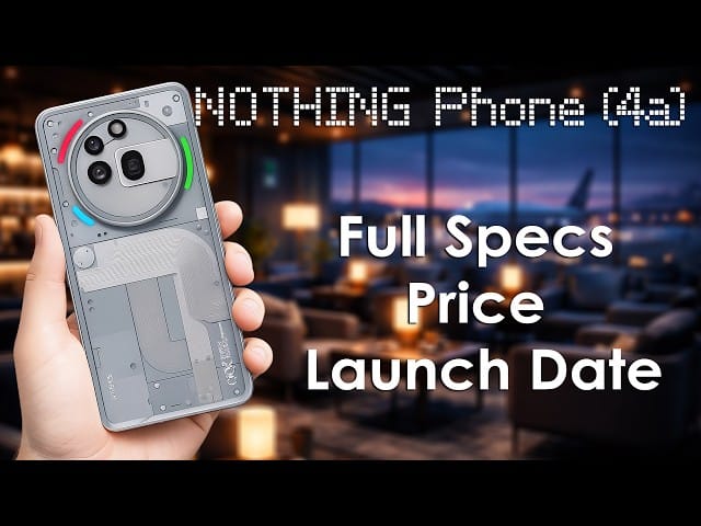 Nothing Phone 4a Pro design with OLED display and triple camera setup